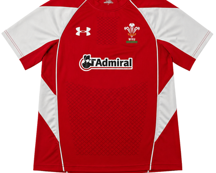 Wales WRU Rugby Under Armour Red Jersey