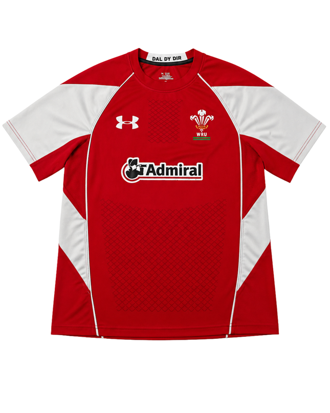 Wales WRU Rugby Under Armour Red Jersey