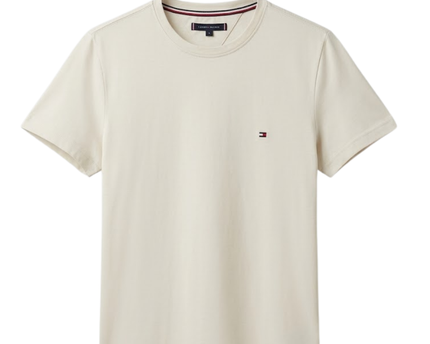Tommy Hilfiger Cream Short Sleeve T-Shirt