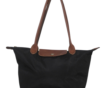 Longchamp Black Le Pliage Large Shoulder Bag