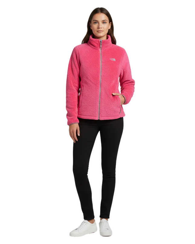 The North Face Pink Osito High-Pile Fleece Full-Zip Jacket