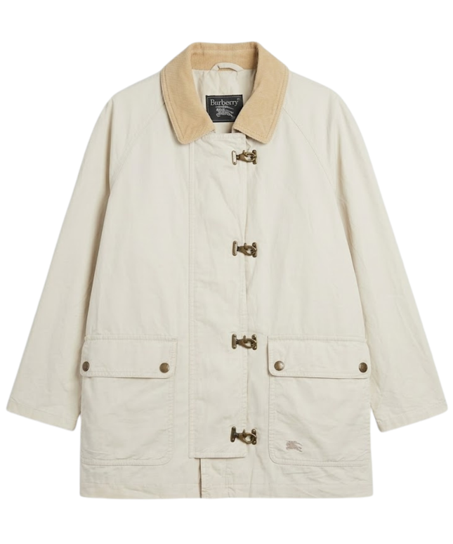 Burberrys Vintage Beige Fireman Toggle Jacket