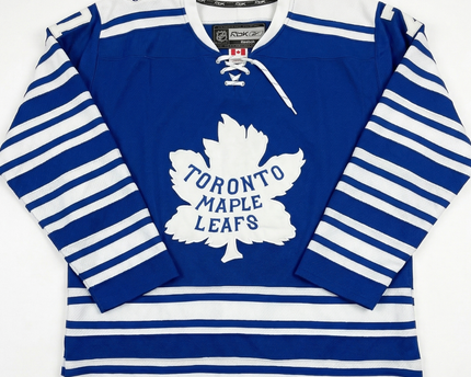 NHL Toronto Maple Leafs Blue Authentic Hockey Jersey Size 50