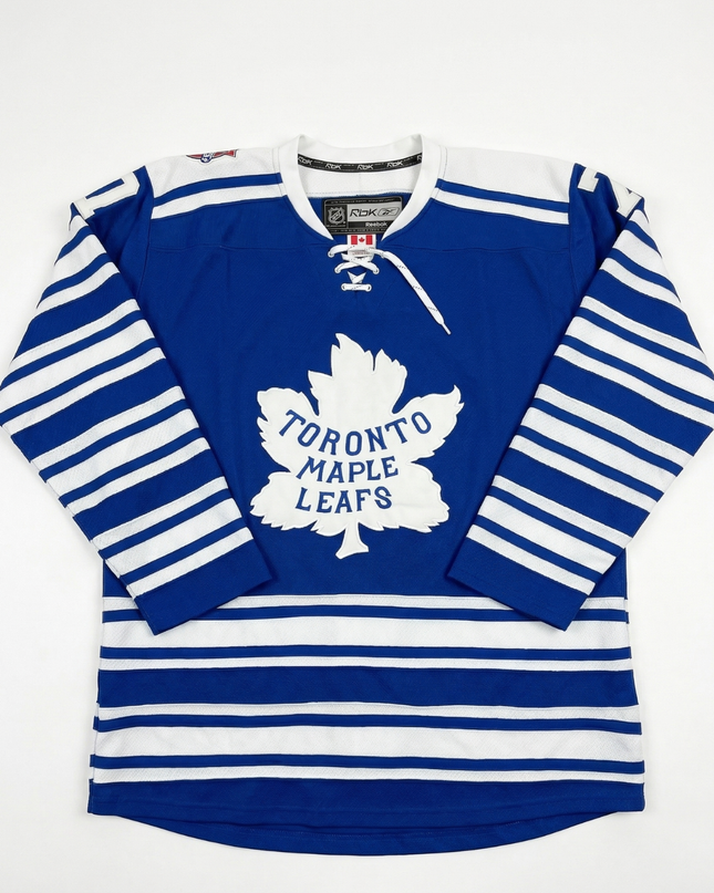 NHL Toronto Maple Leafs Blue Authentic Hockey Jersey Size 50