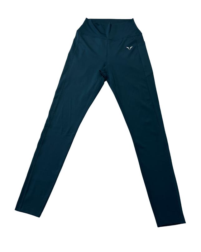 SQUATWOLF Teal High-Waisted Performance Leggings with Pockets