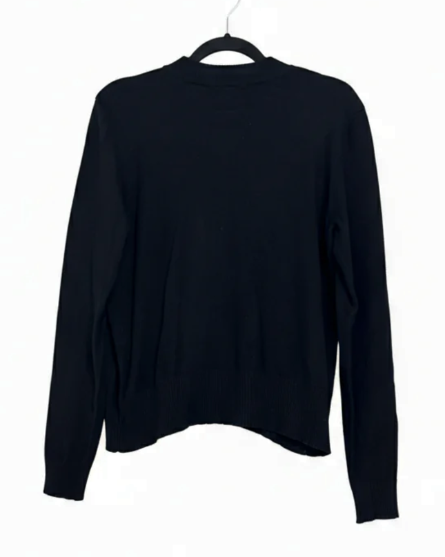 New Look Black Crew Neck Knit Sweater