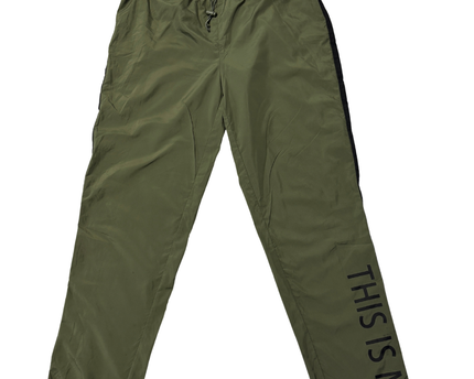 Noisy May Green Graphic Print Track Pants