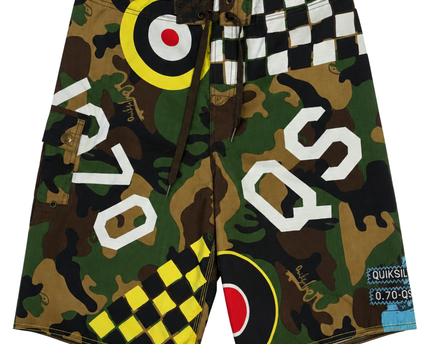 Quiksilver Camo Graphic Print Board Shorts