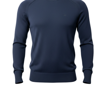 Calvin Klein Men's Classic Navy Blue Crewneck Knit Sweater