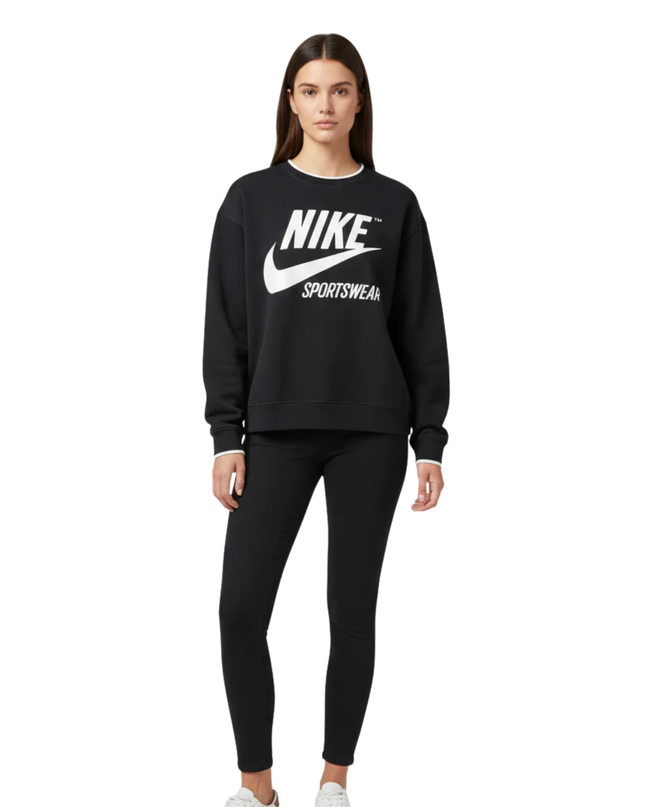 Nike Black Sportswear Graphic Sweatshirt