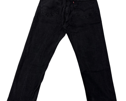 Levi's Black Straight Leg Denim Jeans