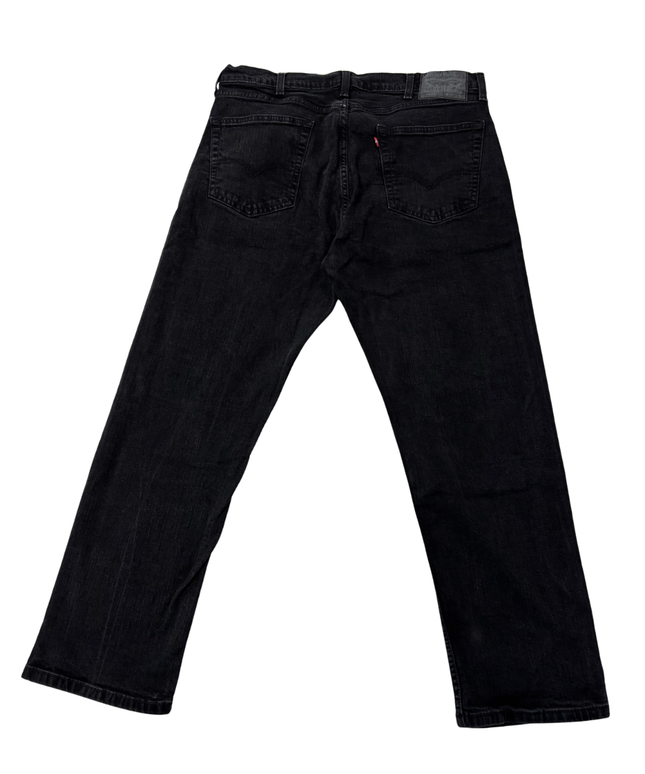 Levi's Black Straight Leg Denim Jeans
