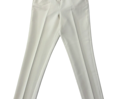 LC Waikiki Classic White Tapered Dress Trousers