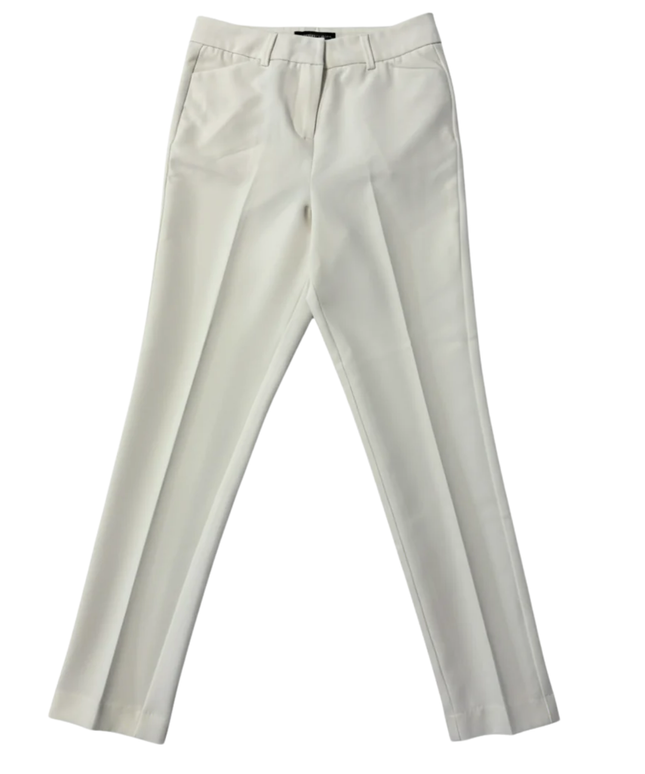 LC Waikiki Classic White Tapered Dress Trousers