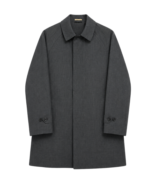 Michael Kors Grey Slim Fit Car Coat