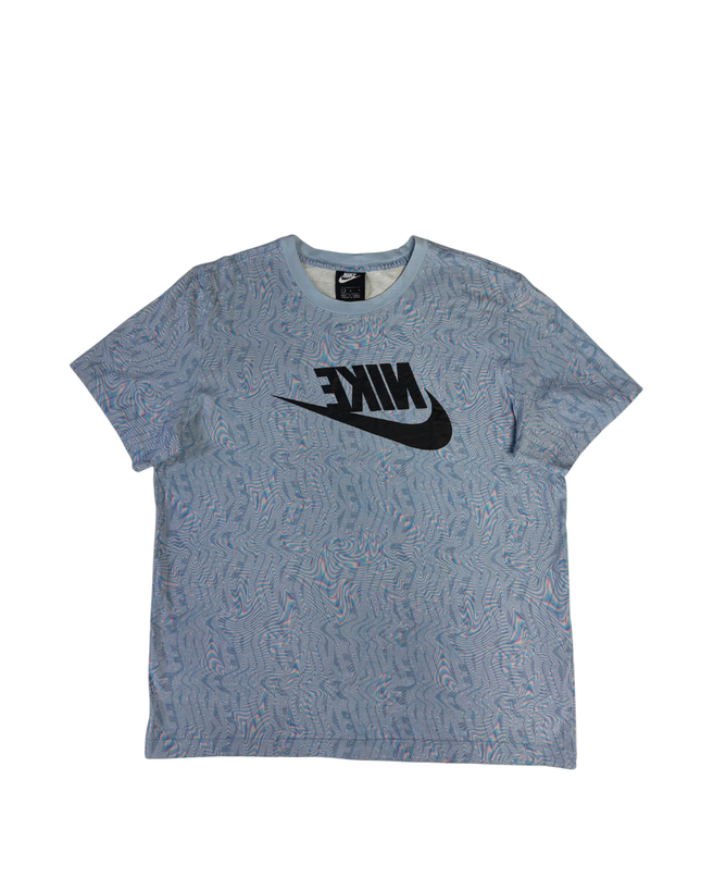 Nike Blue Psychedelic Swirl Graphic Tee