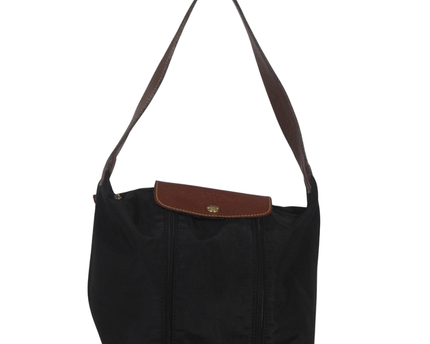 Longchamp Black Le Pliage Nylon Shoulder Bag