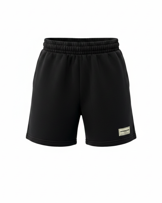 The Giving Movement Black Sustainable Relaxed Fit Shorts