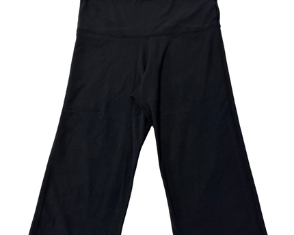 Lululemon Black High-Rise Wide-Leg Crop Leggings