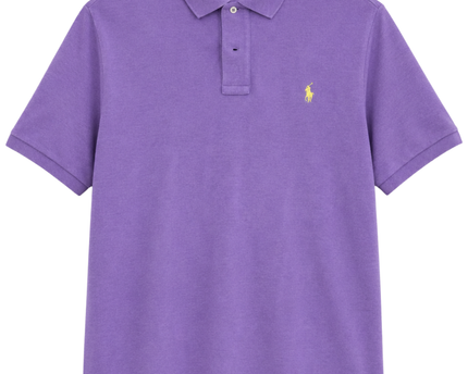 Polo Ralph Lauren Purple Short Sleeve Pique Polo Shirt