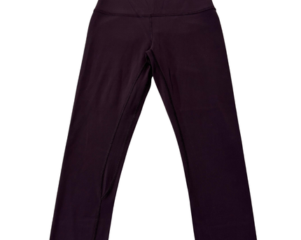 Lululemon Burgundy Align High-Rise Crop Leggings