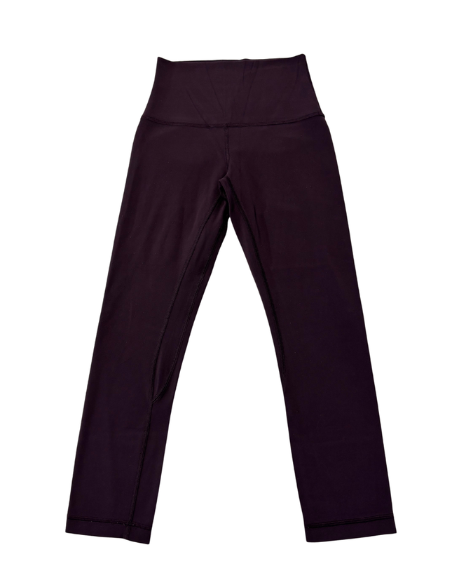 Lululemon Burgundy Align High-Rise Crop Leggings