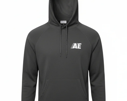American Eagle Black Active Flex Graphic Pullover Hoodie