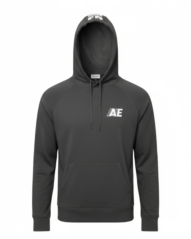 American Eagle Black Active Flex Graphic Pullover Hoodie