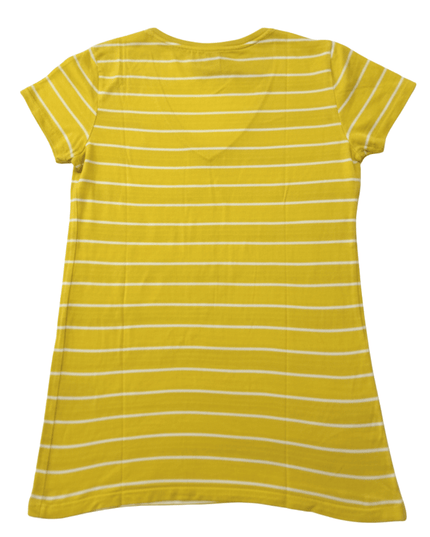 Ralph Lauren Sport Classic Fit Yellow Striped V-Neck T-Shirt