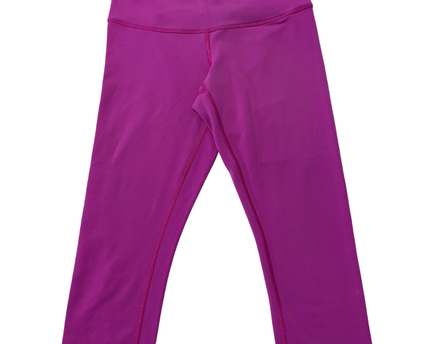 Lululemon Purple Cropped Performance Leggings
