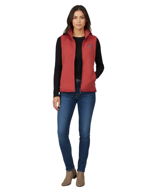 Patagonia Red Women's Better Sweater Fleece Vest