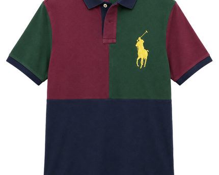 Polo Ralph Lauren Multicolor Color-Block Big Pony Polo Shirt
