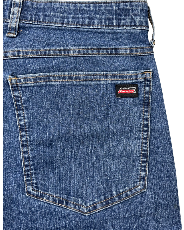 Dickies Genuine FLEX Blue Denim Cargo Utility Shorts