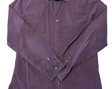 Gap Slim Fit Purple Long-Sleeve Button-Down Shirt