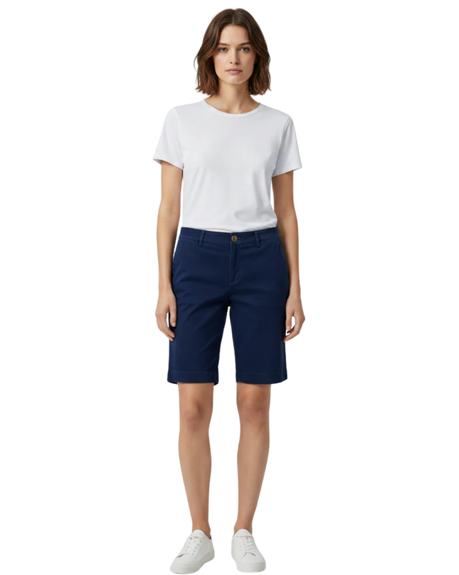 Lauren Ralph Lauren Navy Blue Chino Shorts