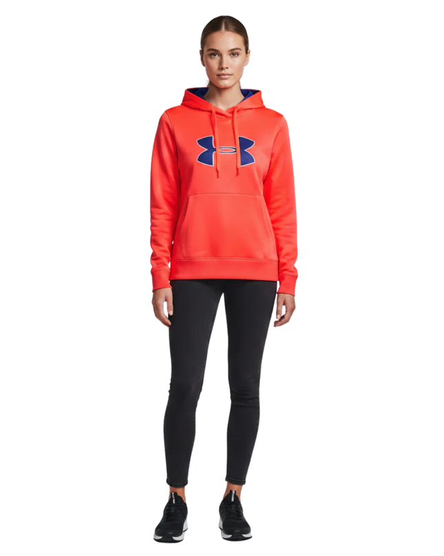 Under Armour Coral Logo Pullover Hoodie