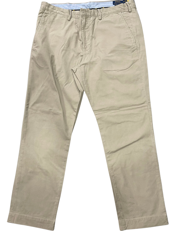 Polo Ralph Lauren Beige Stretch Straight Fit Chino Pants