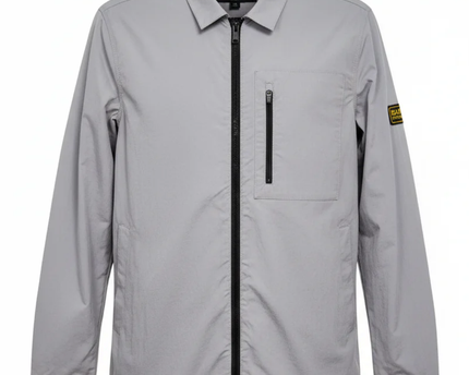 Barbour International Putty Zip-Up Lightweight Over-shirt Jacket | With Tags