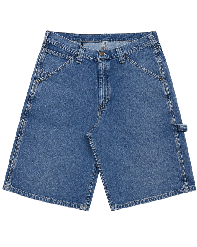 Lee Blue Dungaree Denim Carpenter Shorts