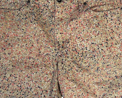 Calvin Klein Jeans Multi-color Abstract Splatter Print Denim Shorts