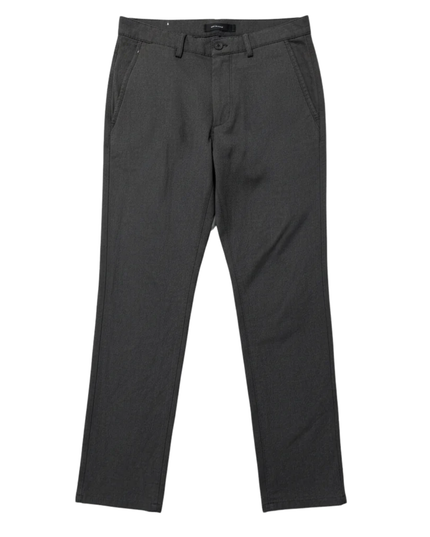 Zara Grey Slim Fit Chino Trousers