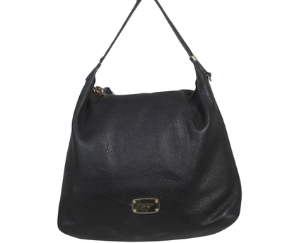 Michael Kors Black Pebbled Leather Hobo Shoulder Bag