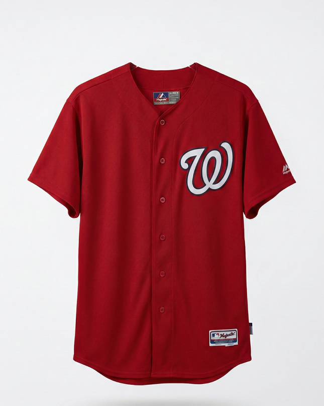 Majestic Red Washington Nationals Dwyer #64 Baseball Jersey