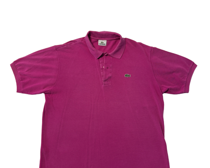 Lacoste Magenta Classic Pique Short Sleeve Polo Shirt