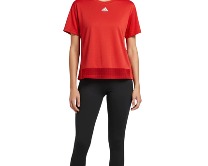 Adidas Red HEAT.RDY Training Sports T-Shirt