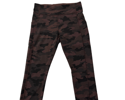 Lululemon Brown Camouflage Fast and Free High-Rise Leggings