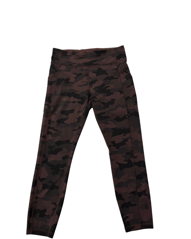 Lululemon Brown Camouflage Fast and Free High-Rise Leggings