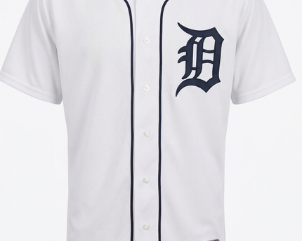 Majestic White Detroit Tigers Verlander Authentic Collection Baseball Jersey
