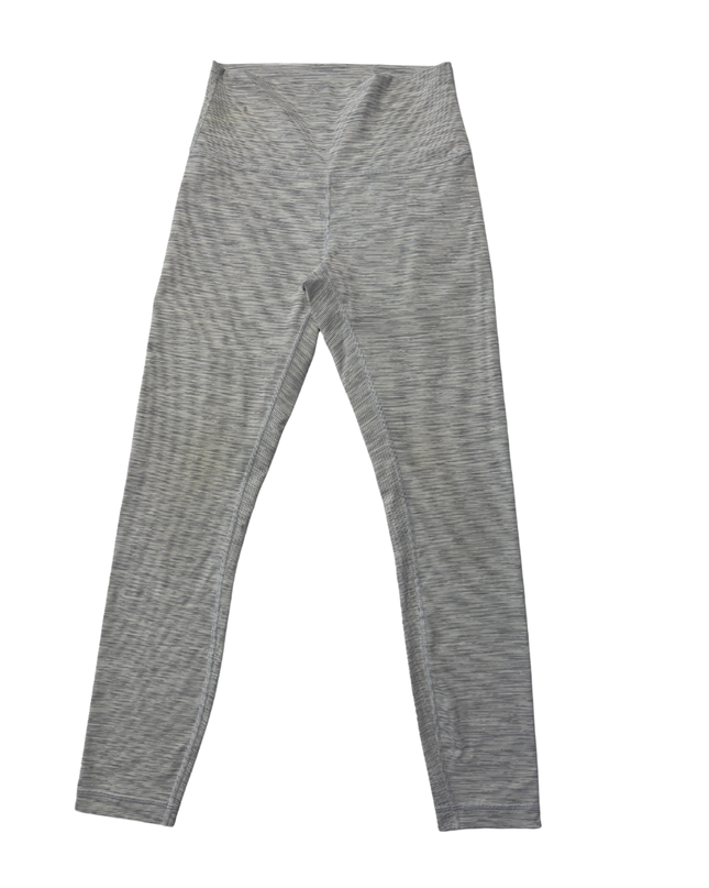 Lululemon Grey Space Dye High-Rise Leggings