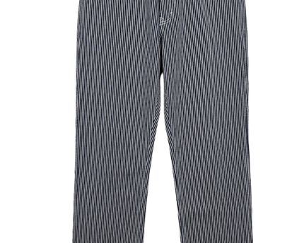 Carhartt WIP Blue Hickory Stripe Single Knee Workwear Pants